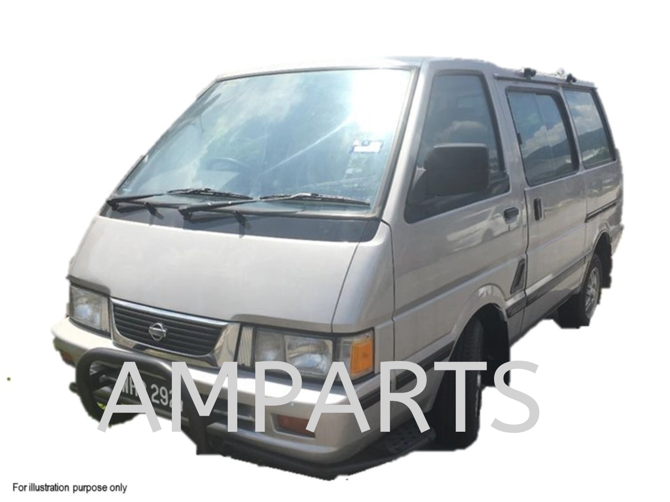 Nissan Vanette 1999 Grille (Chrome/Black)